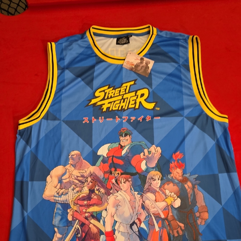 Street Fighter Blue Tank Top